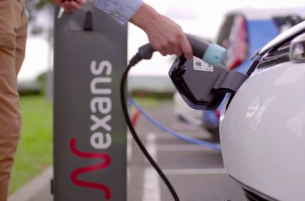 Nexans, solutions de recharge pour véhicules électriques, Eiffage