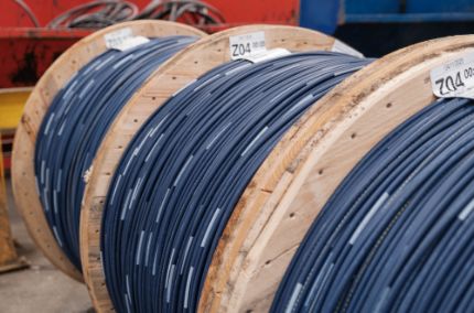 Nexans cable on drum