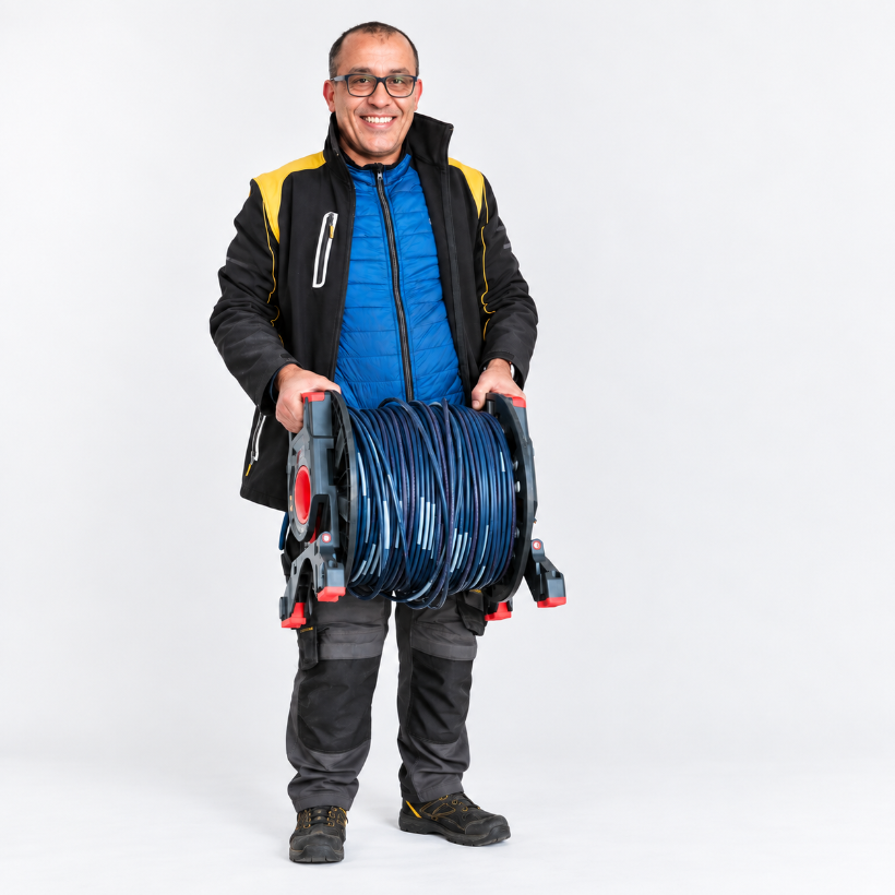 Installateur équipé de Nexans