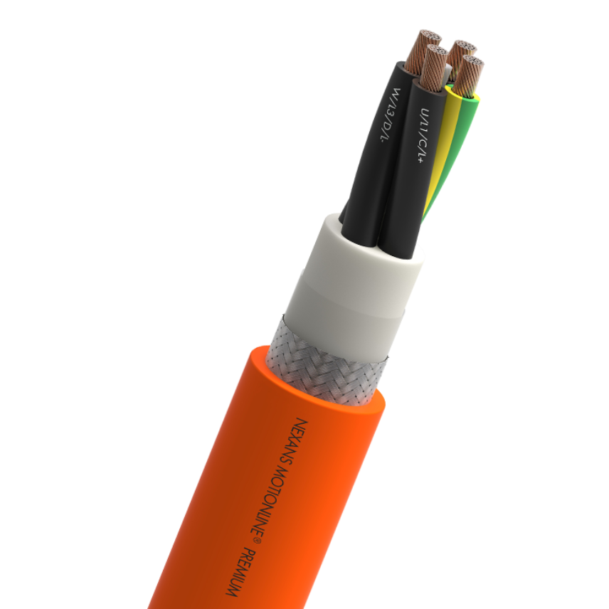 SERVO CABLES WITH INNER JACKET ACC. TO NEXANS MOTIONLINE® STANDARD