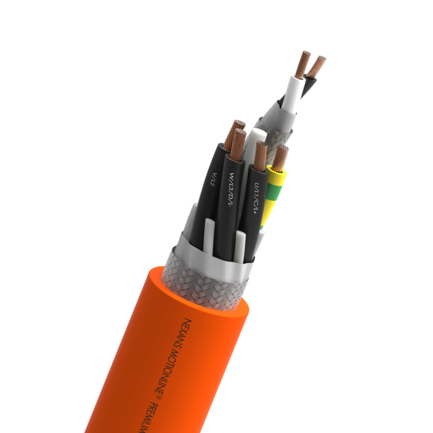 SERVO CABLES ACC. TO SIEMENS® STANDARD 6FX8008PLUS WITH PAIR