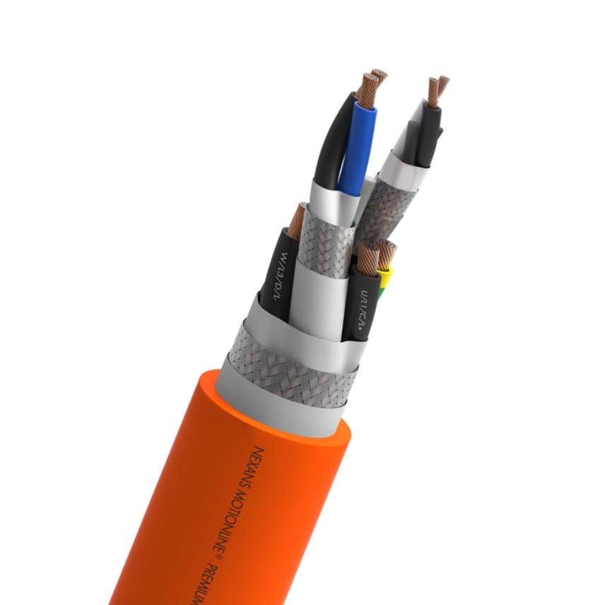 HYBRID CABLE DSL PVC (4G0.5+(2x0.35)C+(2xAWG26)C)C