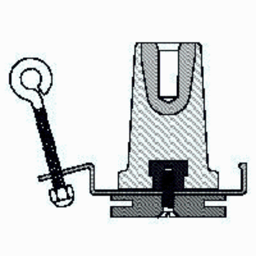 PRI-B-24.ENS.3 (Insulated stand-off plug)
