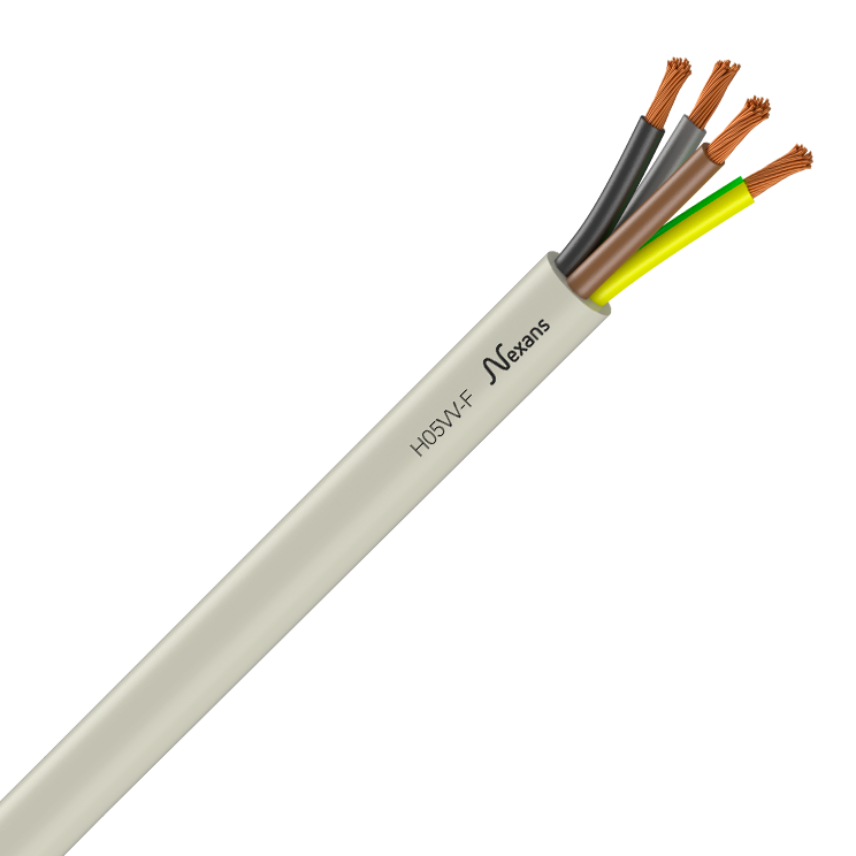Nexans H05VVF-4x1-BLANC D100m
