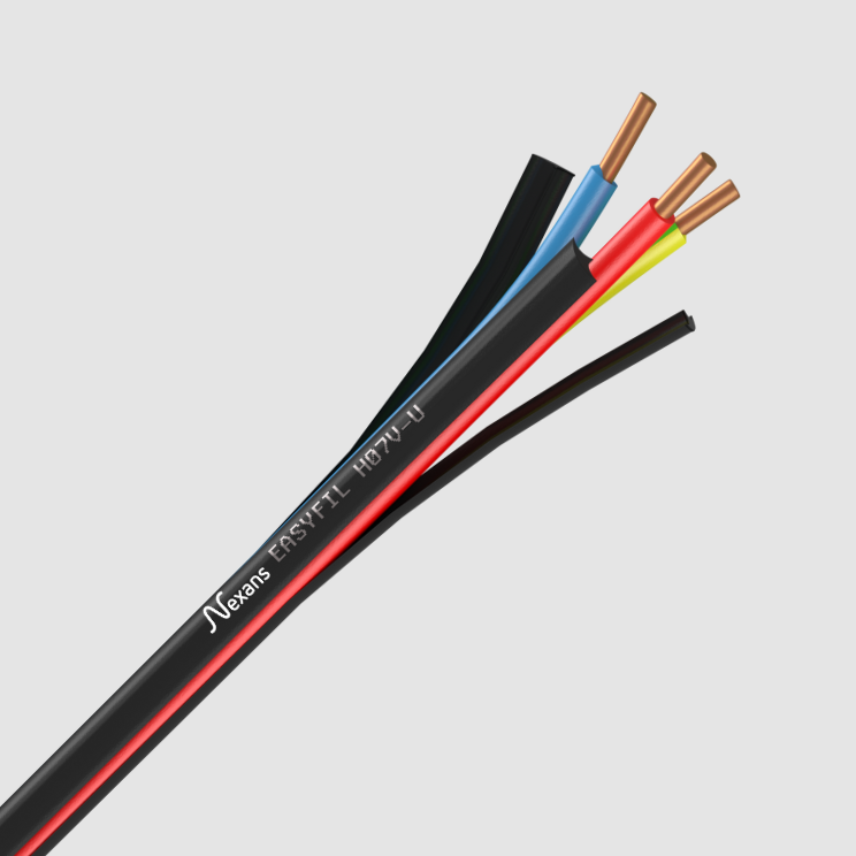Nexans 3H07V-U EASYFIL 3G2.5 BE/RG/VJ R25m