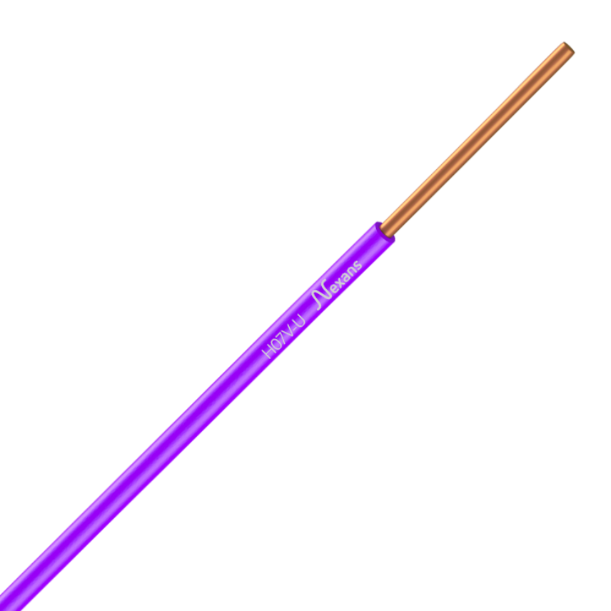 Nexans H07VU 1x1,5 VIOLET C25m