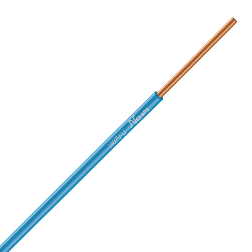 Nexans H07VU 1x2,5 7 BLUE C75m