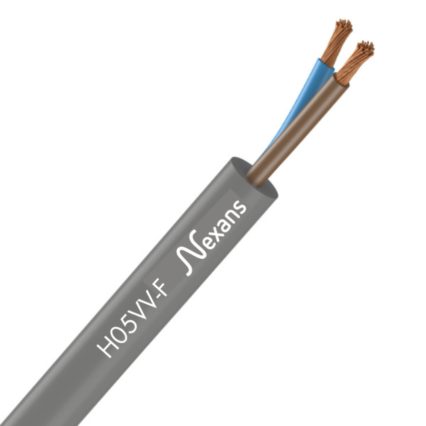 Nexans H05VVF 2x1 NOIR  C5m