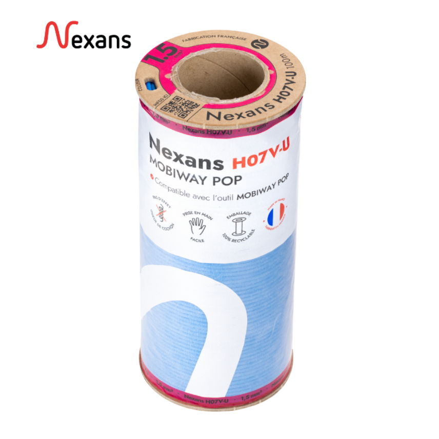 Nexans H07V-U MOBIWAY POP 1x1.5 blue D100