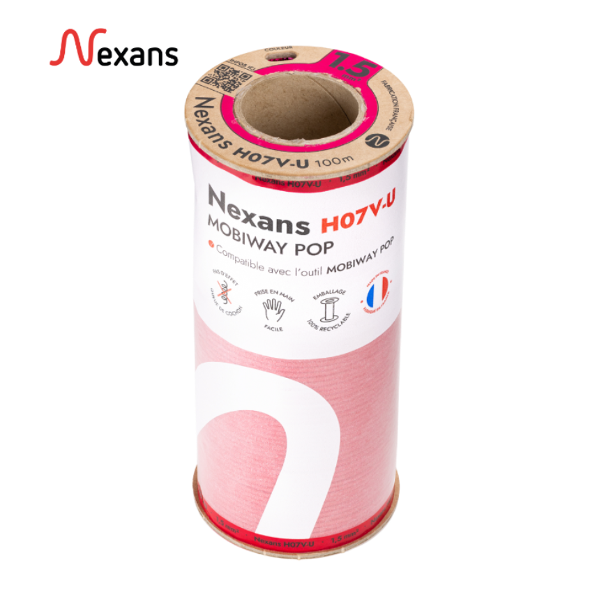Nexans H07V-U MOBIWAY POP 1x1.5 red D100