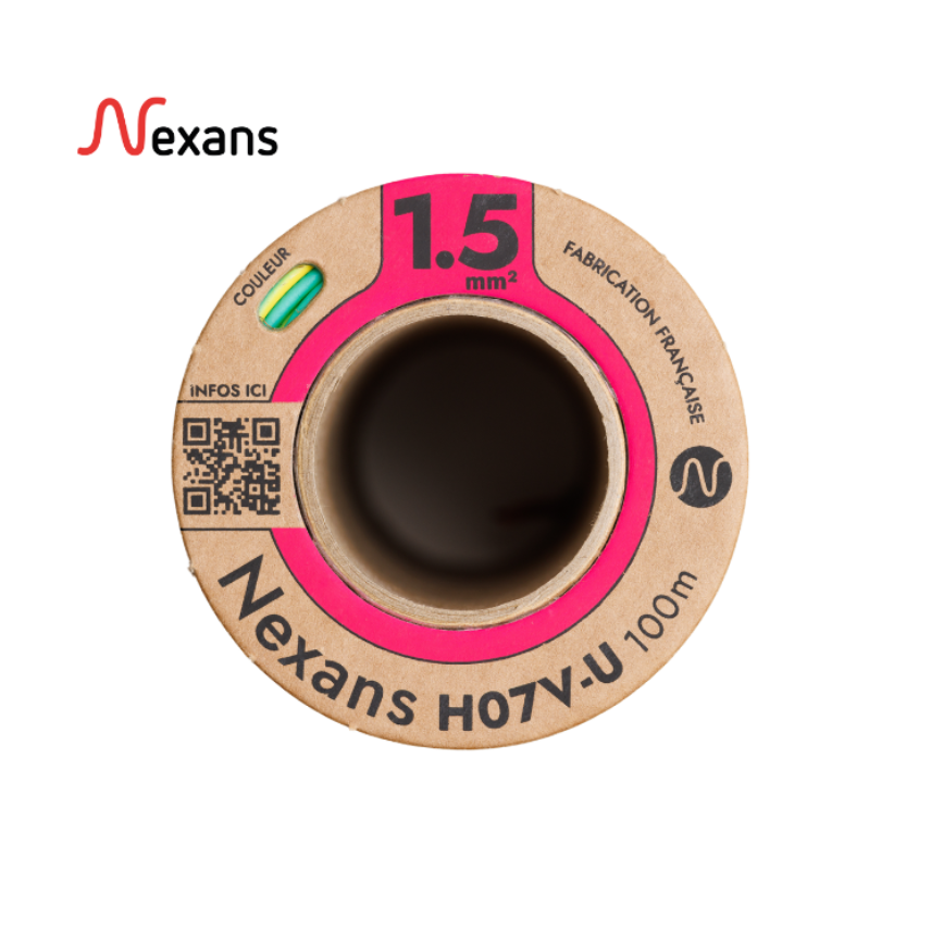 Nexans H07V-U MOBIWAY POP 1G1.5 green/yellow D100