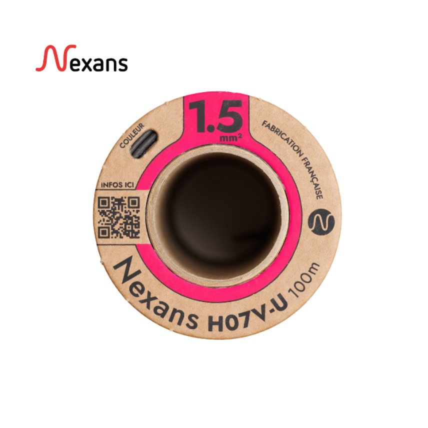 Nexans H07V-U MOBIWAY POP 1x1.5 black D100