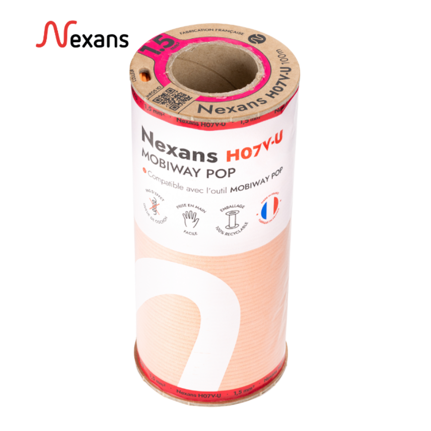 Nexans H07V-U MOBIWAY POP 1x1.5 orange D100