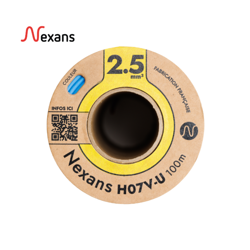Nexans H07V-U MOBIWAY POP 1X2.5 blue C100m