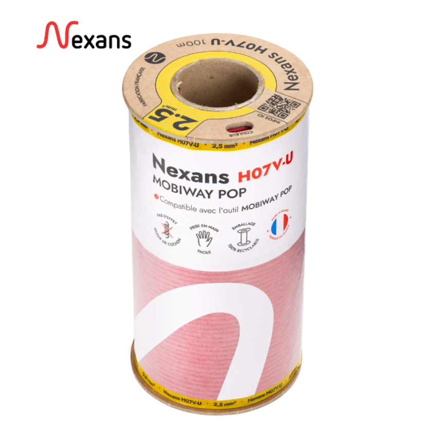 Nexans H07V-U MOBIWAY POP 1X2.5 red C100m