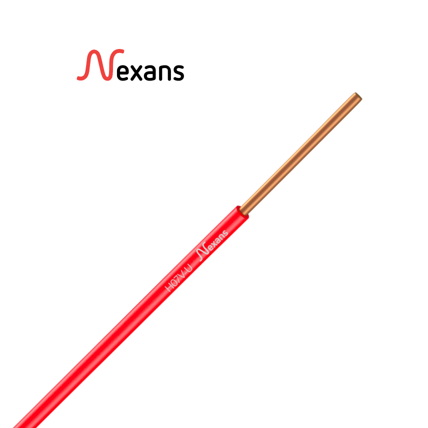 Nexans H07V-U PASSEO 1X1.5 RED C100m