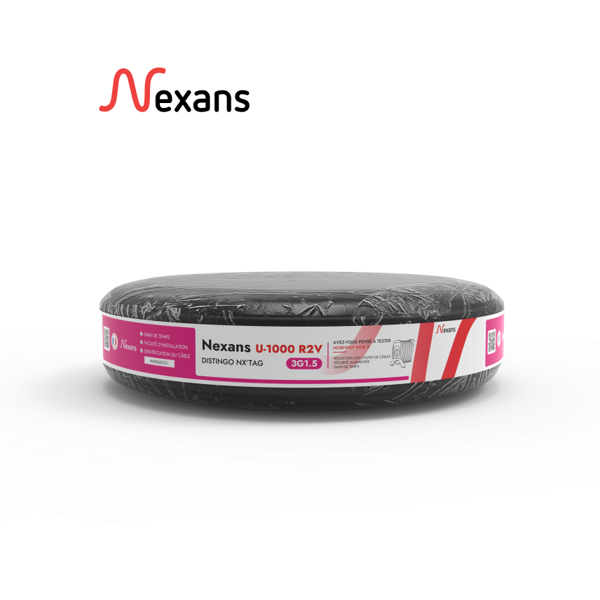Nexans U-1000 R2V DISTINGO NX'TAG™ 3G1.5 R150m