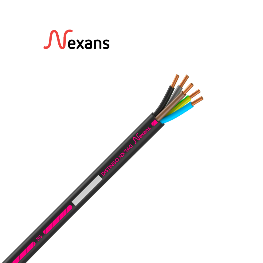 Nexans U-1000 R2V DISTINGO NX'TAG™ 5G1.5 R50m