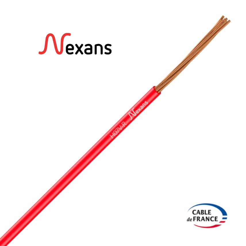 Nexans H07V-R 1x10 RED C100m