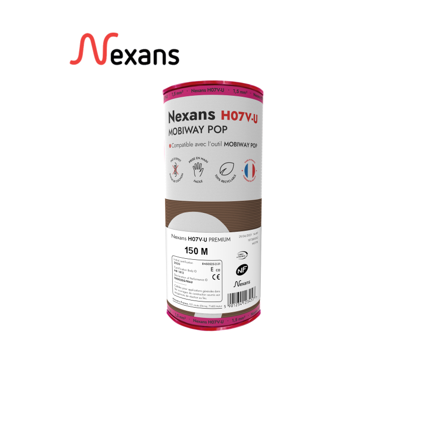 Nexans H07 VU POP PLASTIQUE 1.5 BR D150