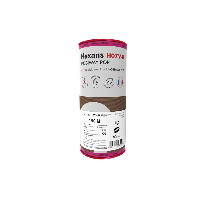 Nexans H07 VU POP PLASTIQUE 1.5 BR D150